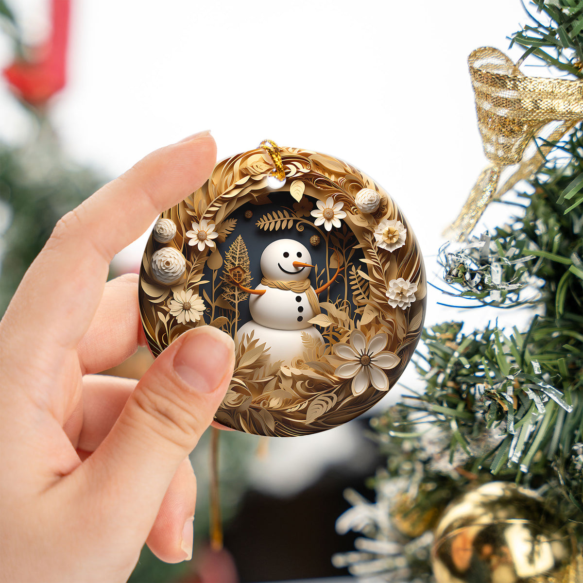 Snowman Lantern Ornament 2026, Christmas Ornament, Holiday Decor, Christmas Tree Decoration, Winter Keepsake, Christmas Gift