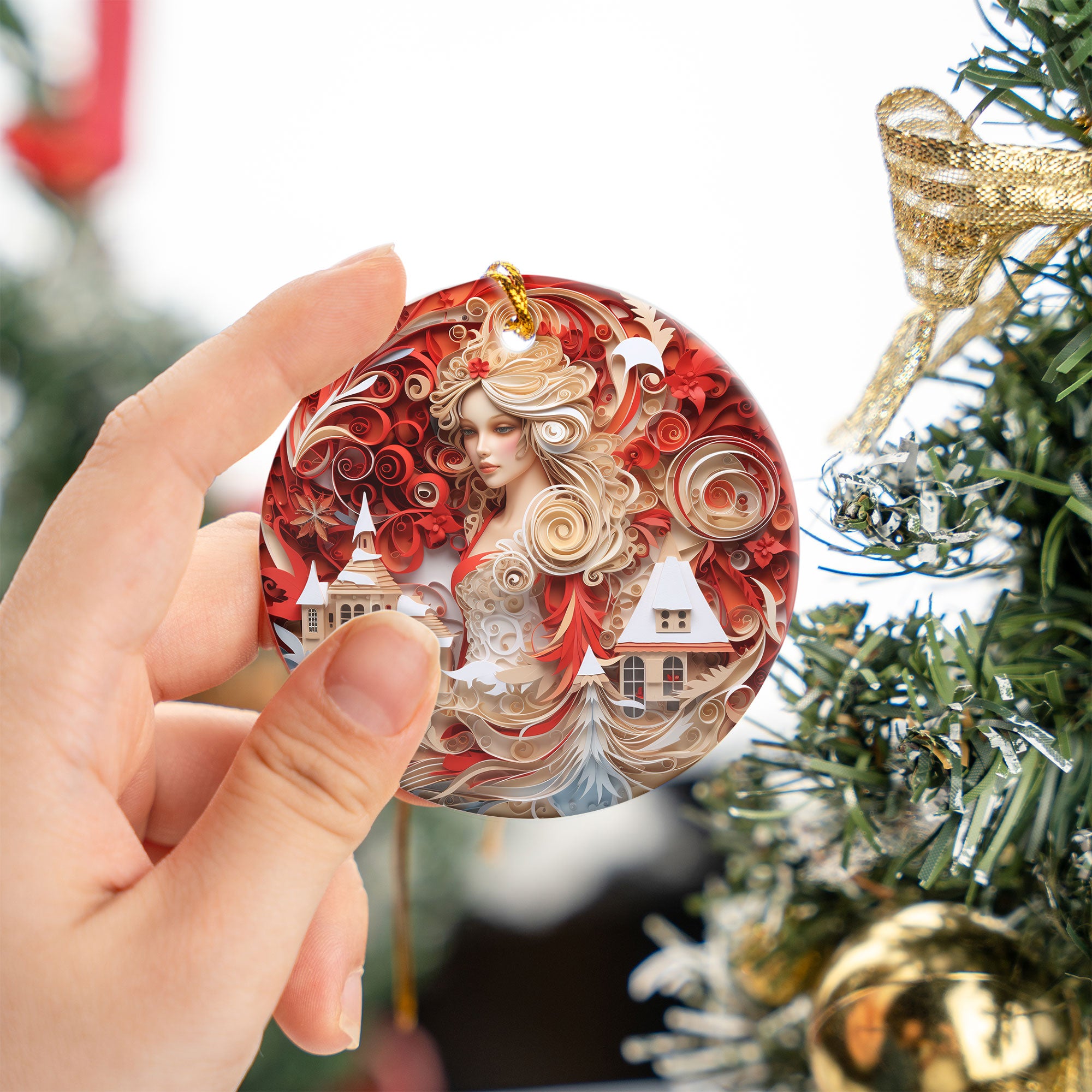 Festive Ornament 2026, Christmas Ornament, Christmas Tree Decor, Holiday Keepsake, Christmas Gift, Winter Decoration