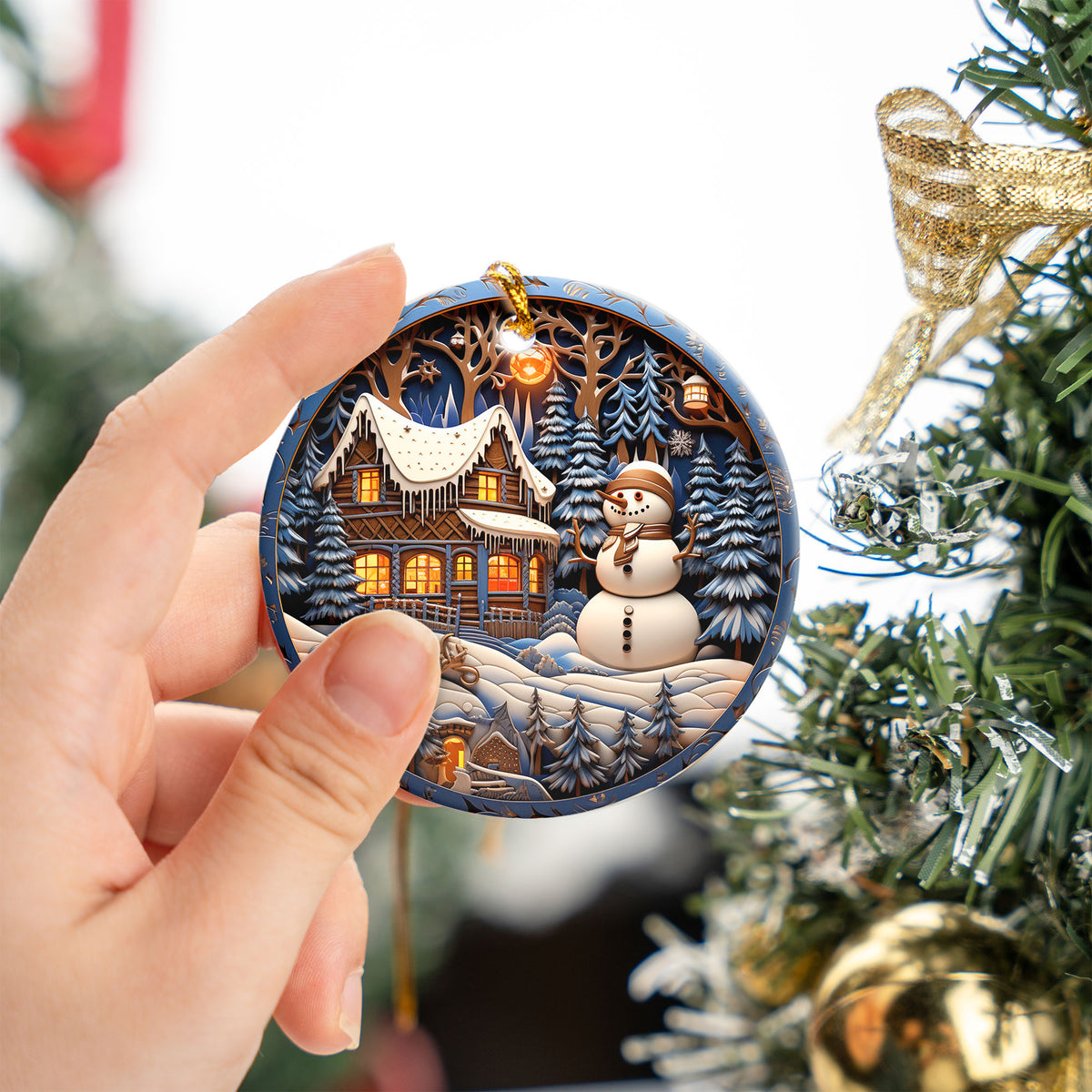 Snowman Winter Ornament 2026, Christmas Tree Decor, Holiday Decoration, Christmas Keepsake, Seasonal Home Decor, Christmas Gift