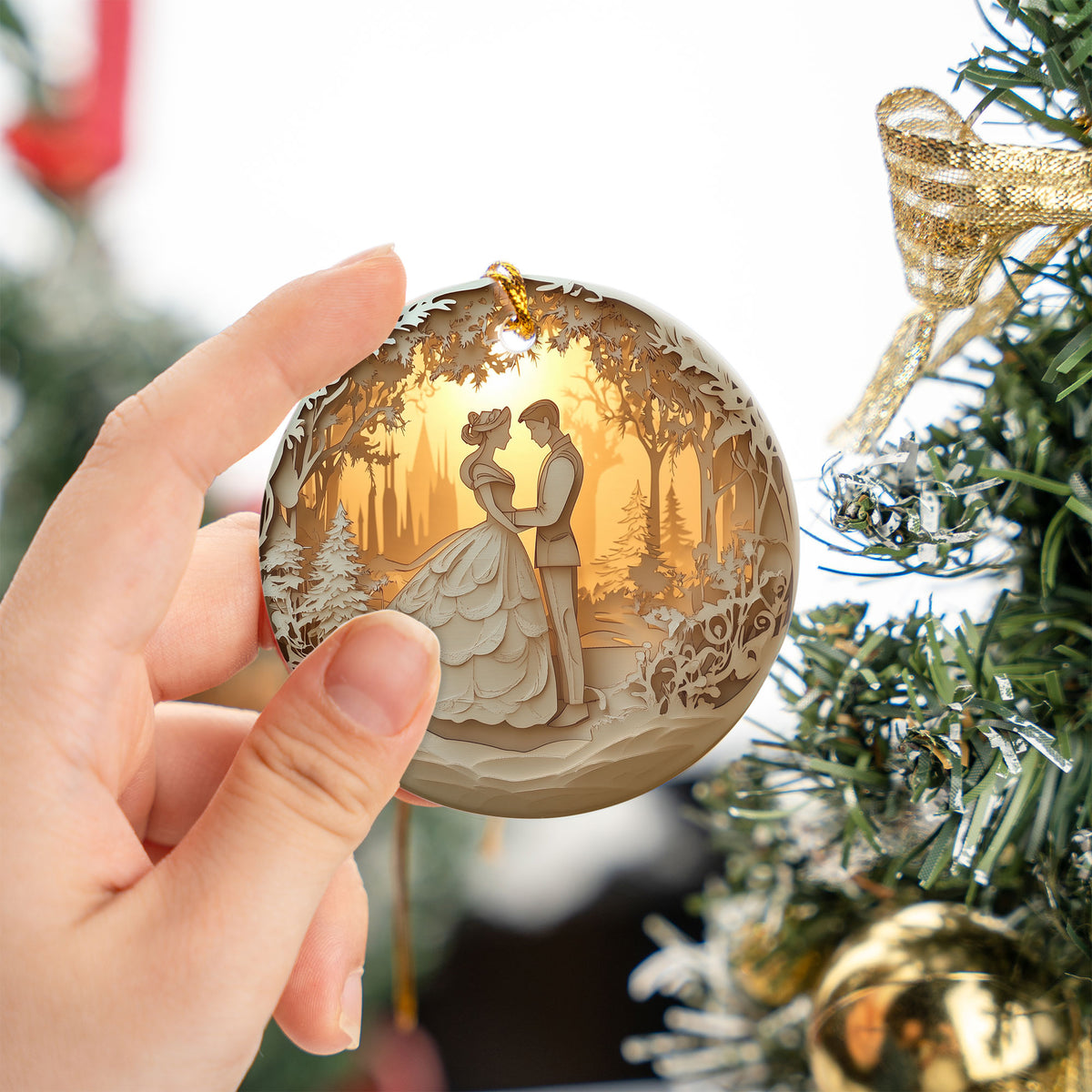 Wedding Couple Ornament 2026, Romantic Christmas Ornament, Newlywed Keepsake, Christmas Gift for Couples