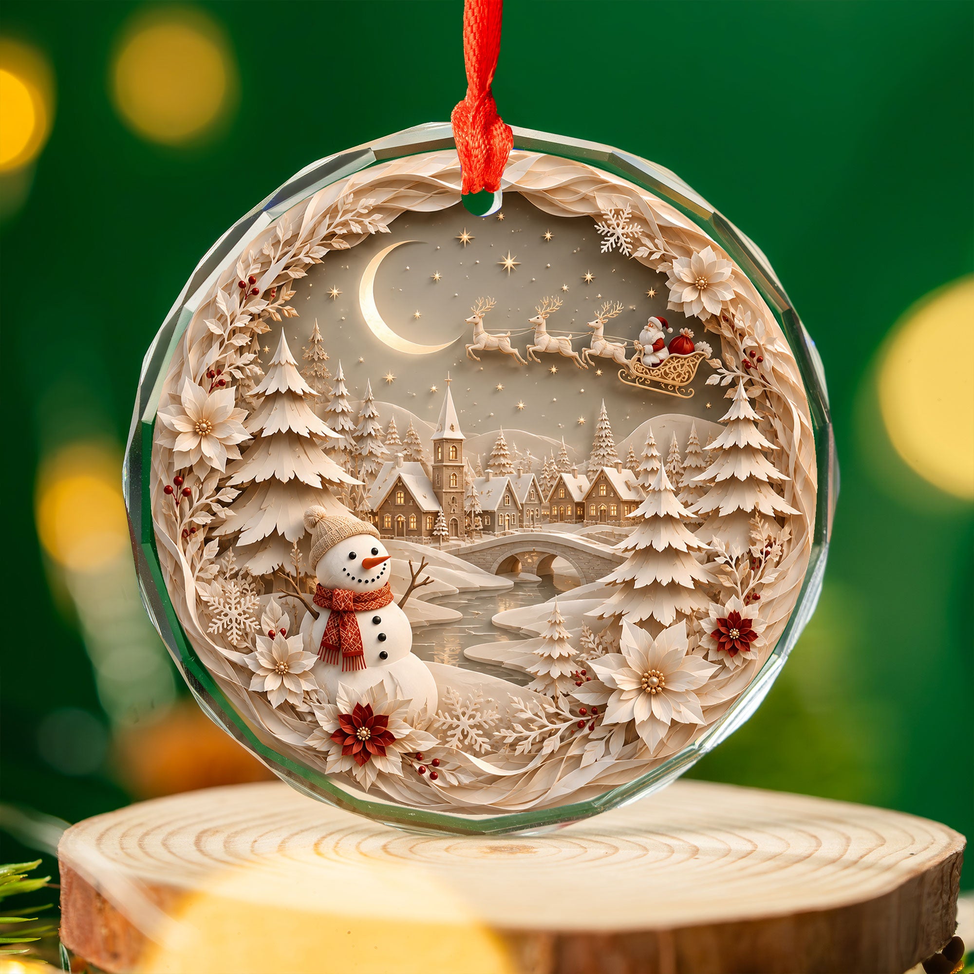 Snowman Holiday Ornament 2026, Christmas Tree Keepsake, Winter Christmas Decoration, Cute Seasonal Gift