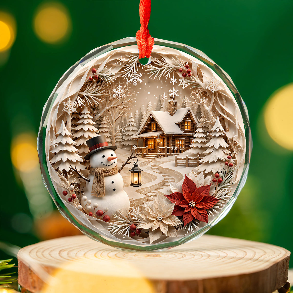 2026 Christmas Snowman Ornament, Festive Winter Tree Decoration, Holiday Keepsake Ornament, Cute Christmas Gift for Snowman Lovers