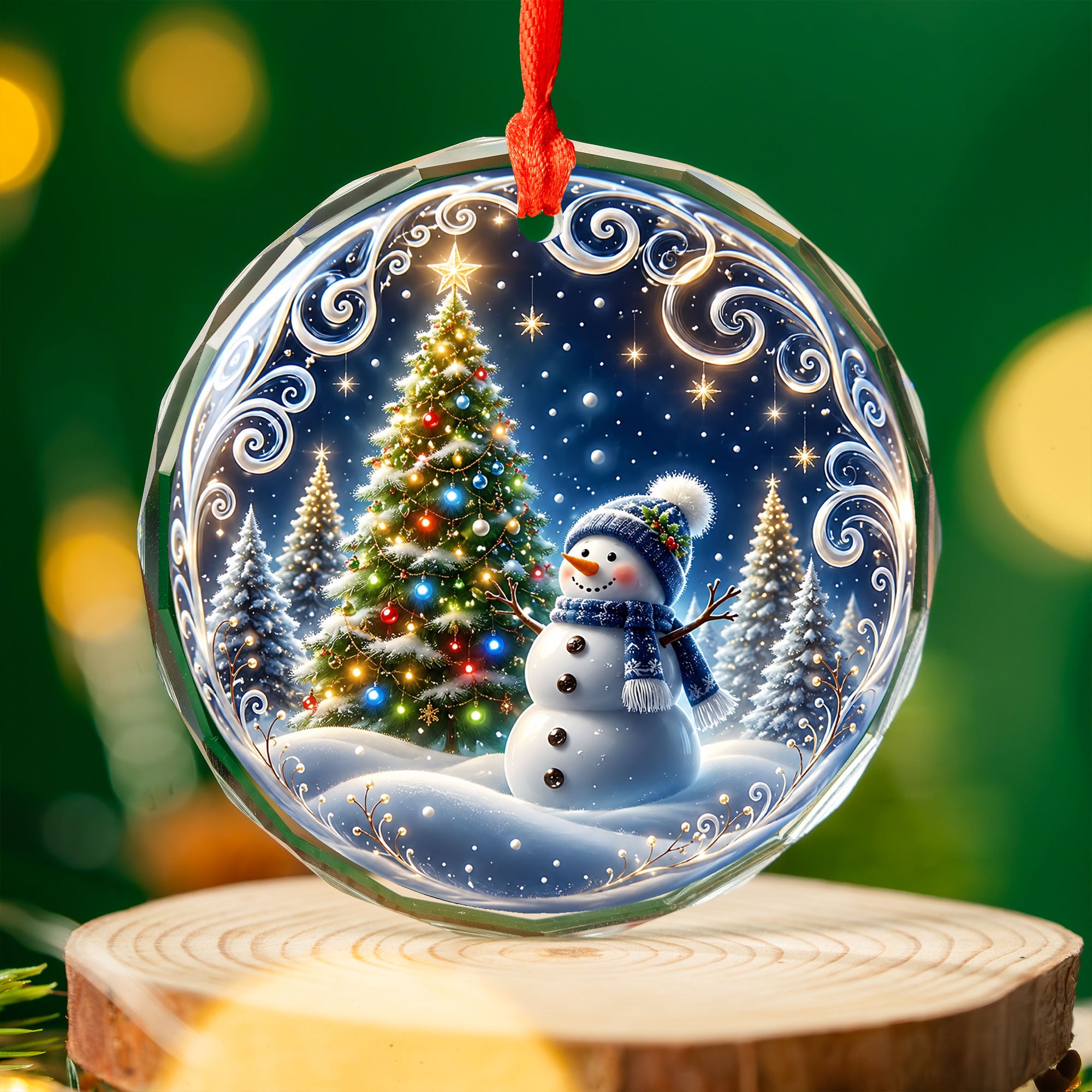 Snowman Christmas Tree Ornament 2026, Winter Holiday Ornament, Christmas Decoration, Family Keepsake Gift