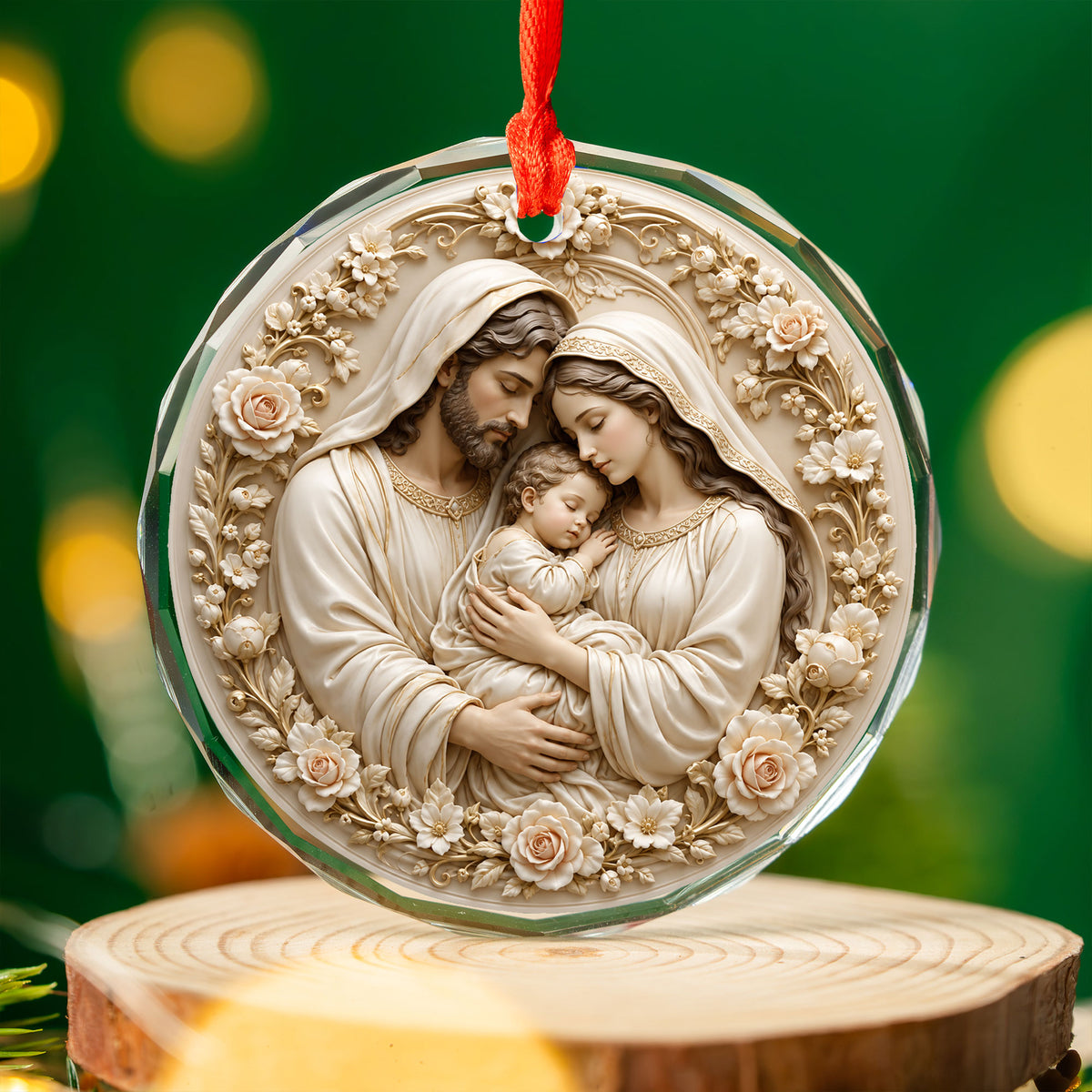 Religious Holiday Ornament 2026, Holy Family Baby Jesus Christmas Ornament, Nativity Tree Decoration