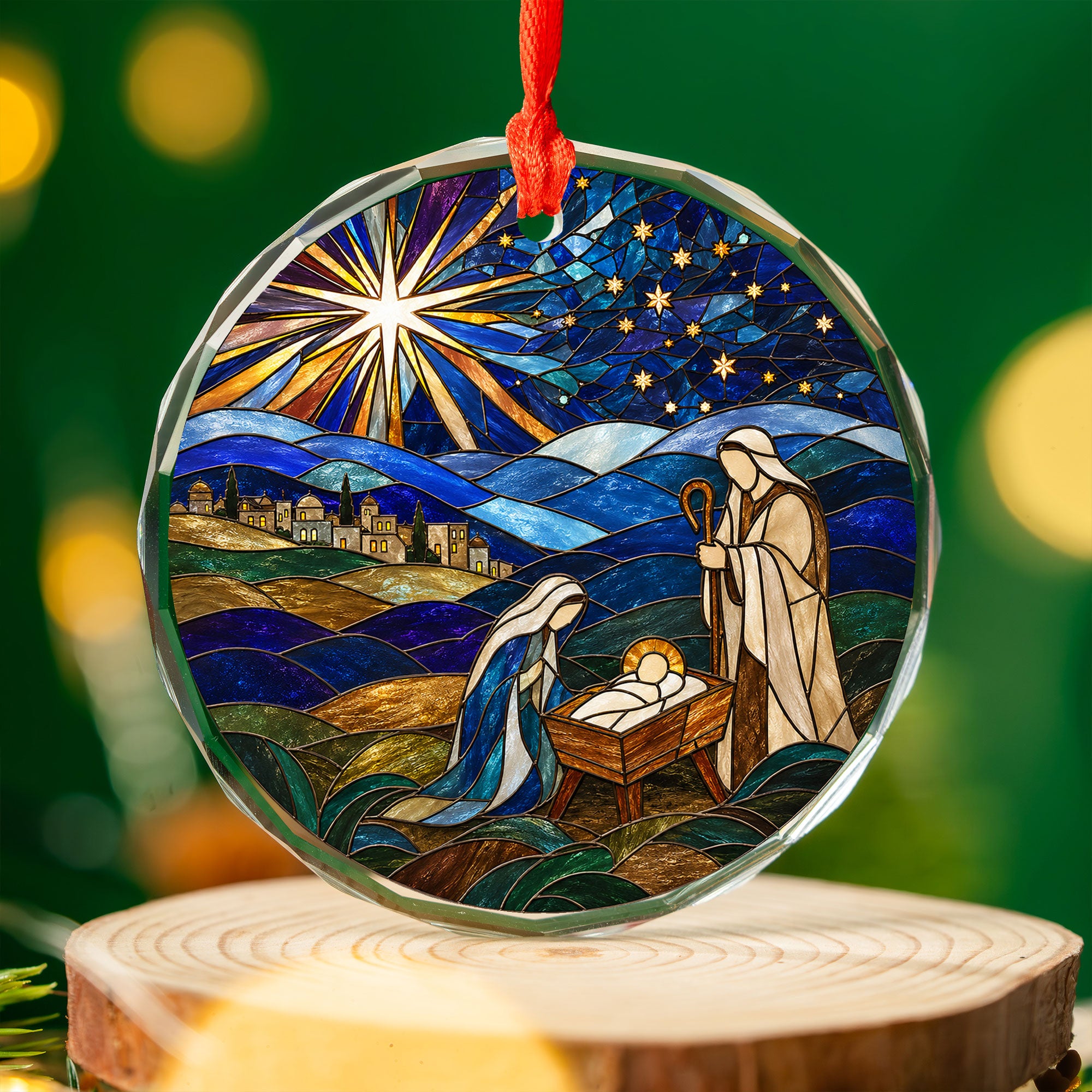 Religious Tree Ornament 2026, Holy Family Christmas Ornament, Christian Keepsake Gift, Nativity Christmas Decor