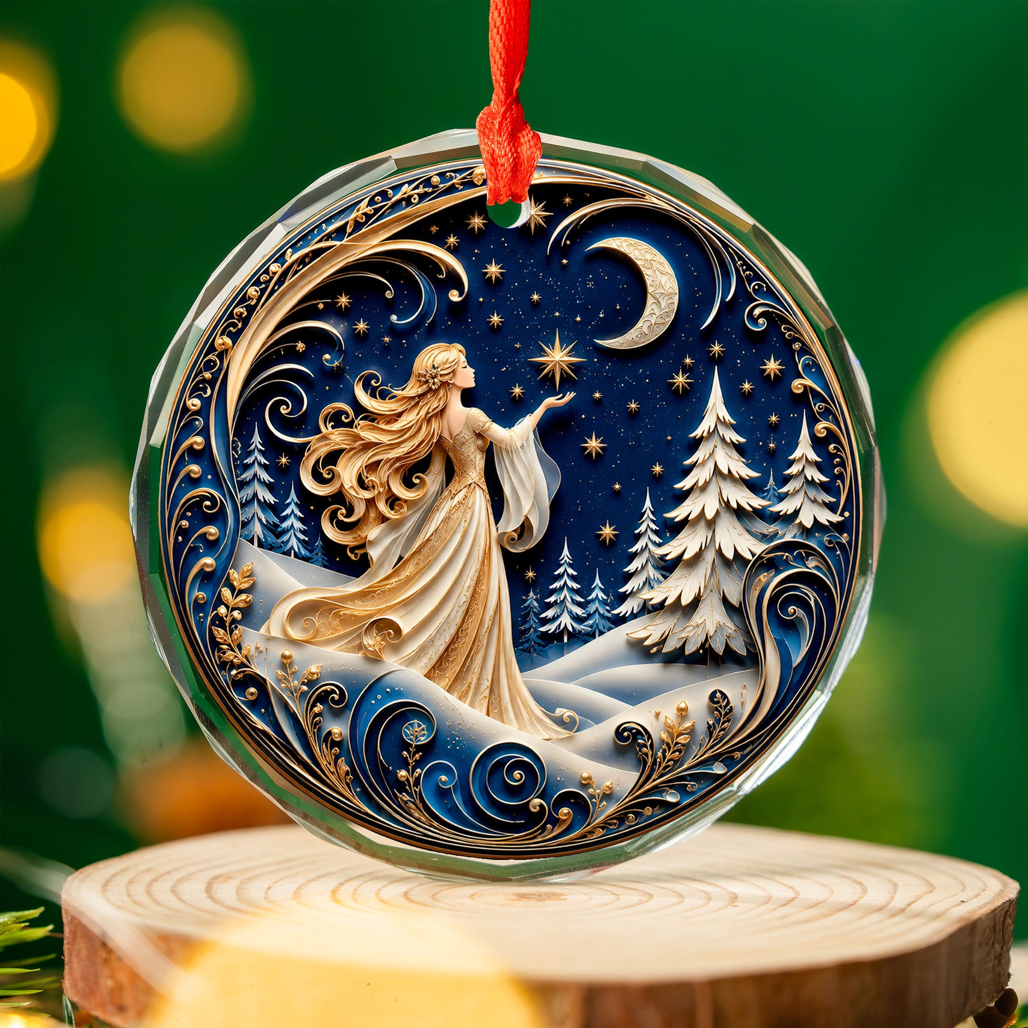 Angel Christmas Tree Ornament 2026, Religious Holiday Ornament, Ceramic Christmas Decoration, Christian Home Decor
