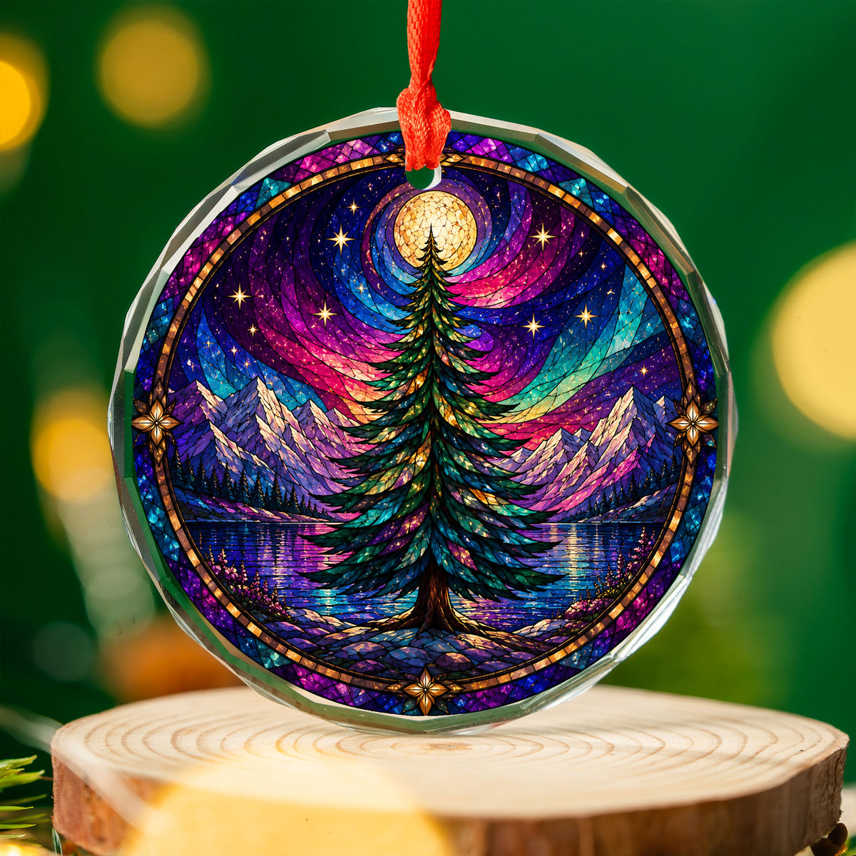Aurora Christmas Ornament 2026, Northern Lights Tree Ornament, Winter Christmas Decoration