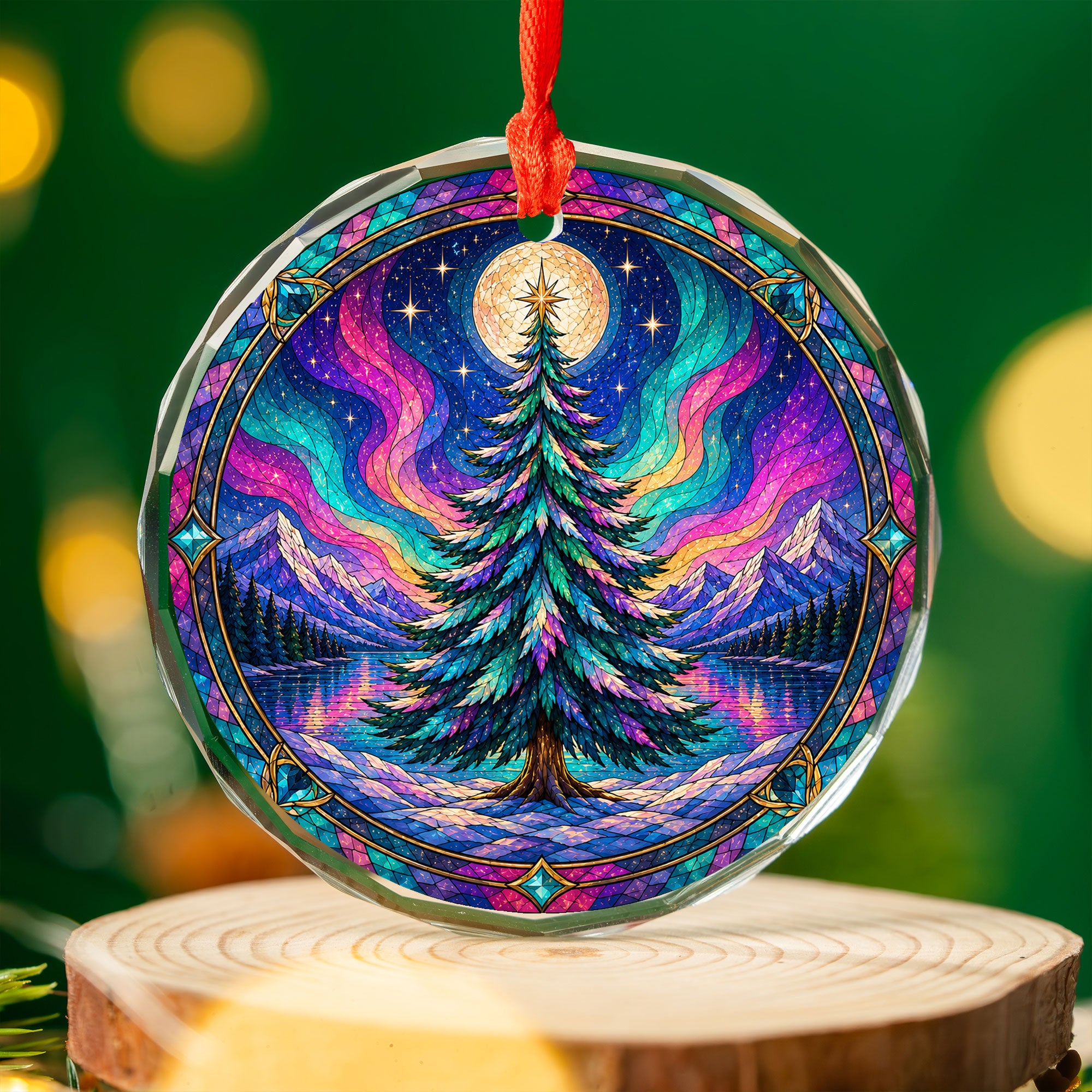 Christmas Tree Ornament 2026, Northern Lights Winter Ornament, Aurora Christmas Decoration, Holiday Keepsake Gift