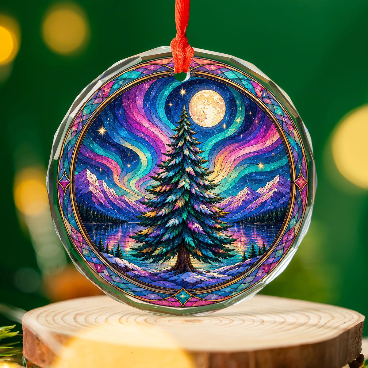 Northern Lights Tree Ornament 2026, Christmas Tree Decoration, Aurora Winter Keepsake Ornament, Holiday Gift