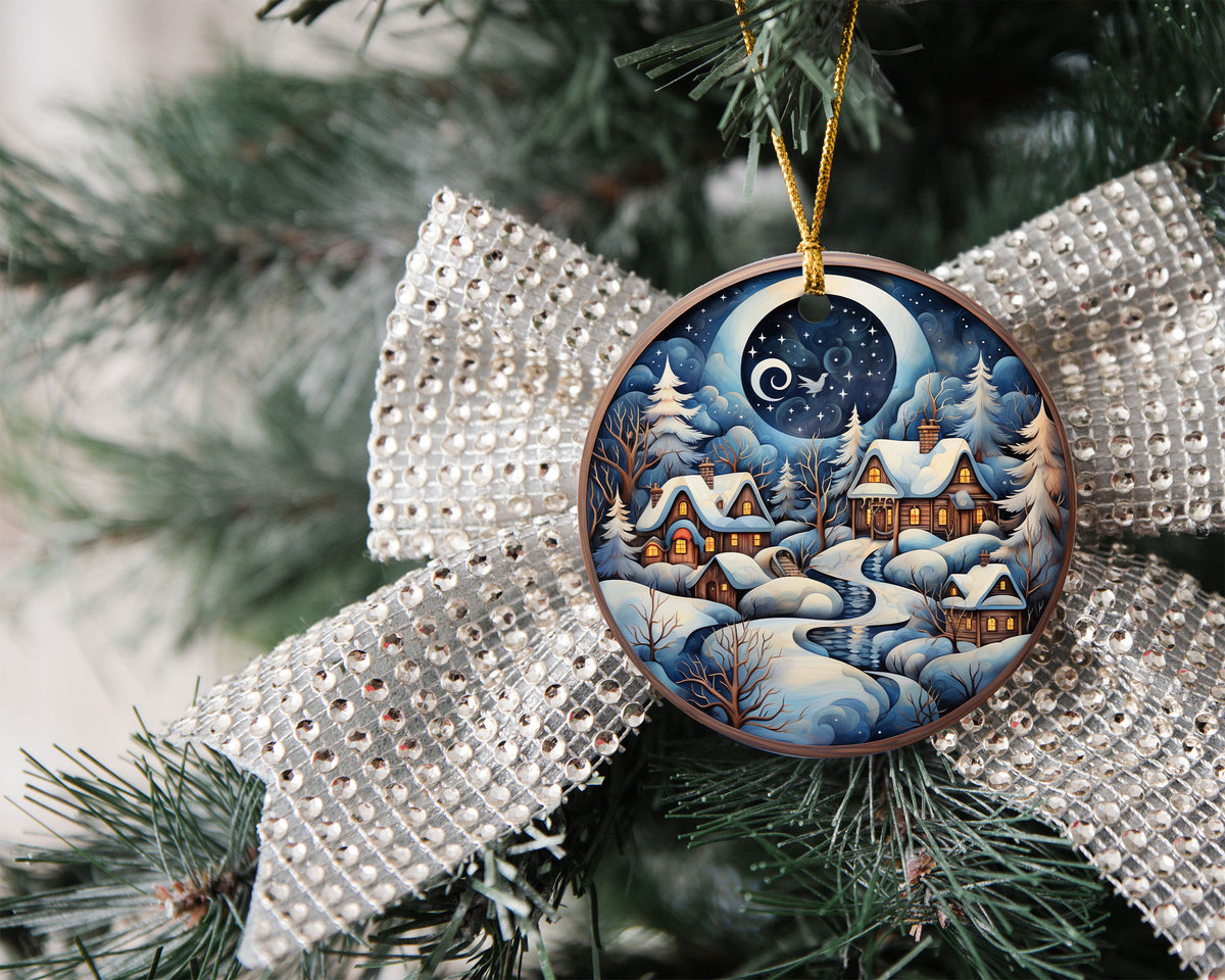 Magical Christmas Night Ornament 2026, Holiday Decor, Winter Decoration, Christmas Keepsake, Seasonal Ornament, Christmas Gift
