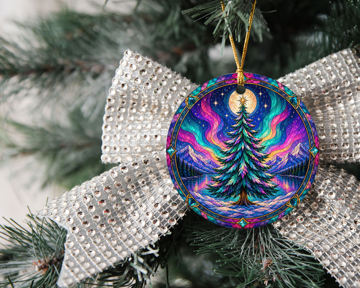 Christmas Tree Ornament 2026, Northern Lights Winter Ornament, Aurora Christmas Decoration, Holiday Keepsake Gift