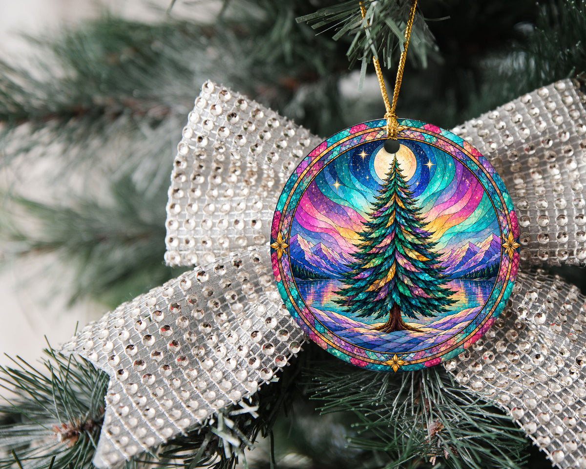 Aurora Winter Ornament 2026, Christmas Tree Decoration, Northern Lights Keepsake Ornament, Holiday Gift for Family
