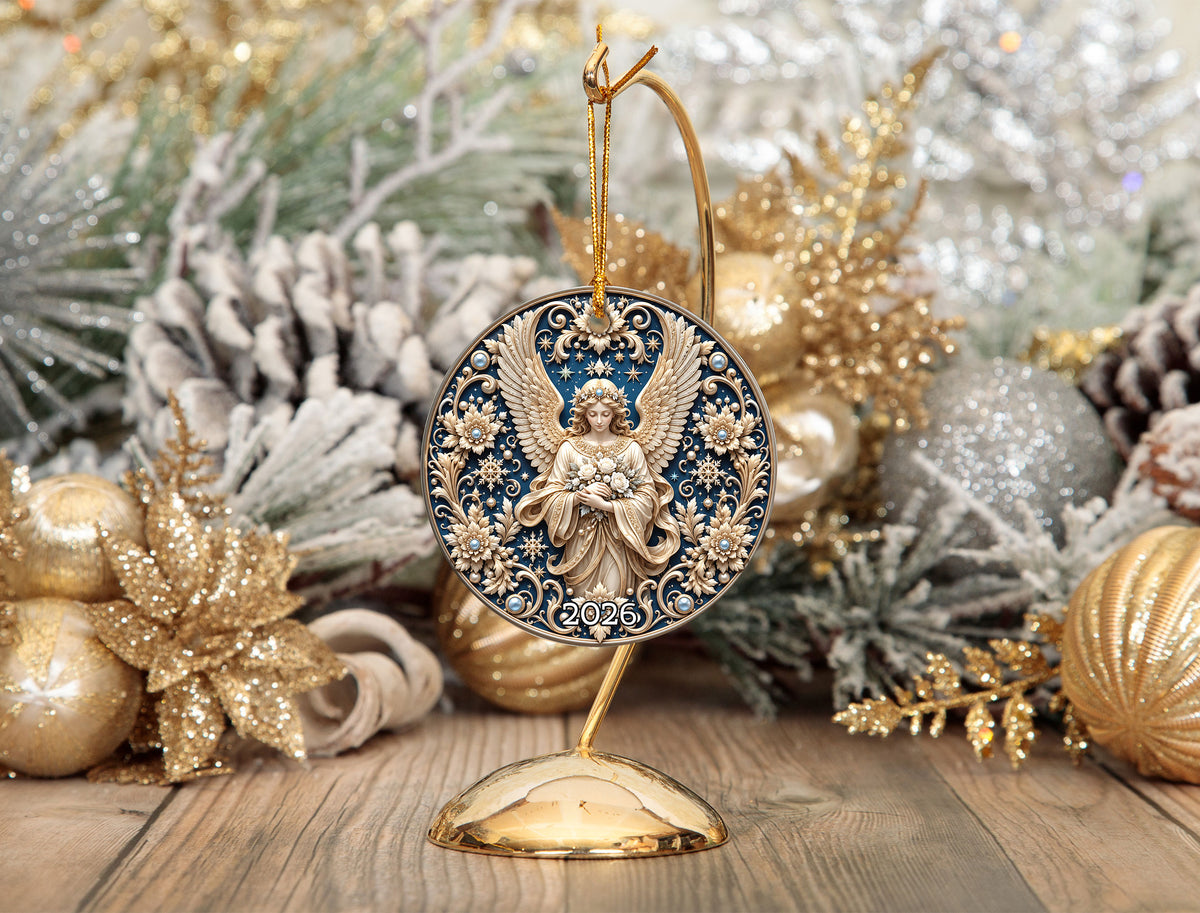 Angel Christmas Ornament 2026, Guardian Angel Ornament, Religious Christmas Ornament