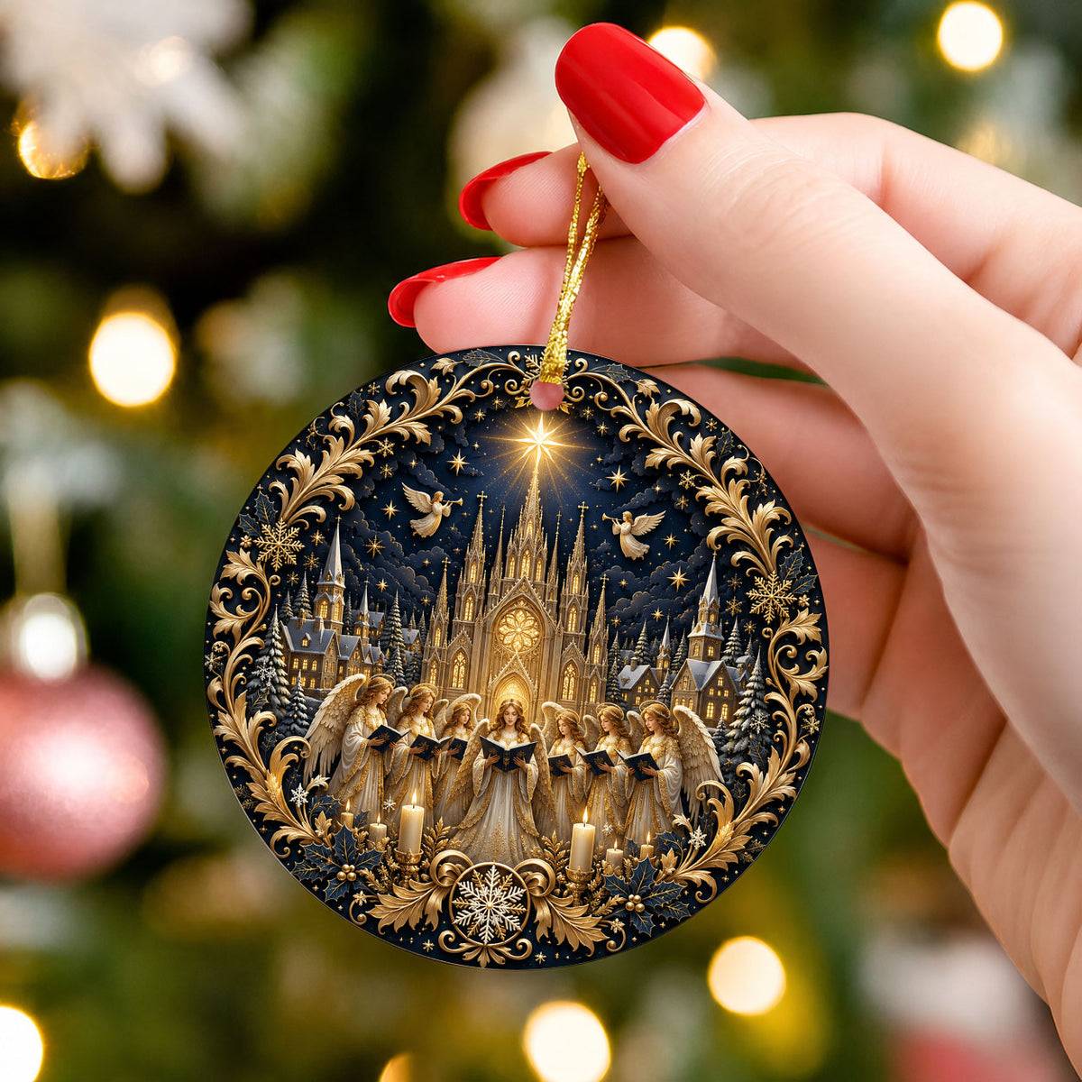 Christian Christmas Ornament 2026, Nativity Scene Ornament, Holy Family Christmas Decor, Religious Holiday Gift