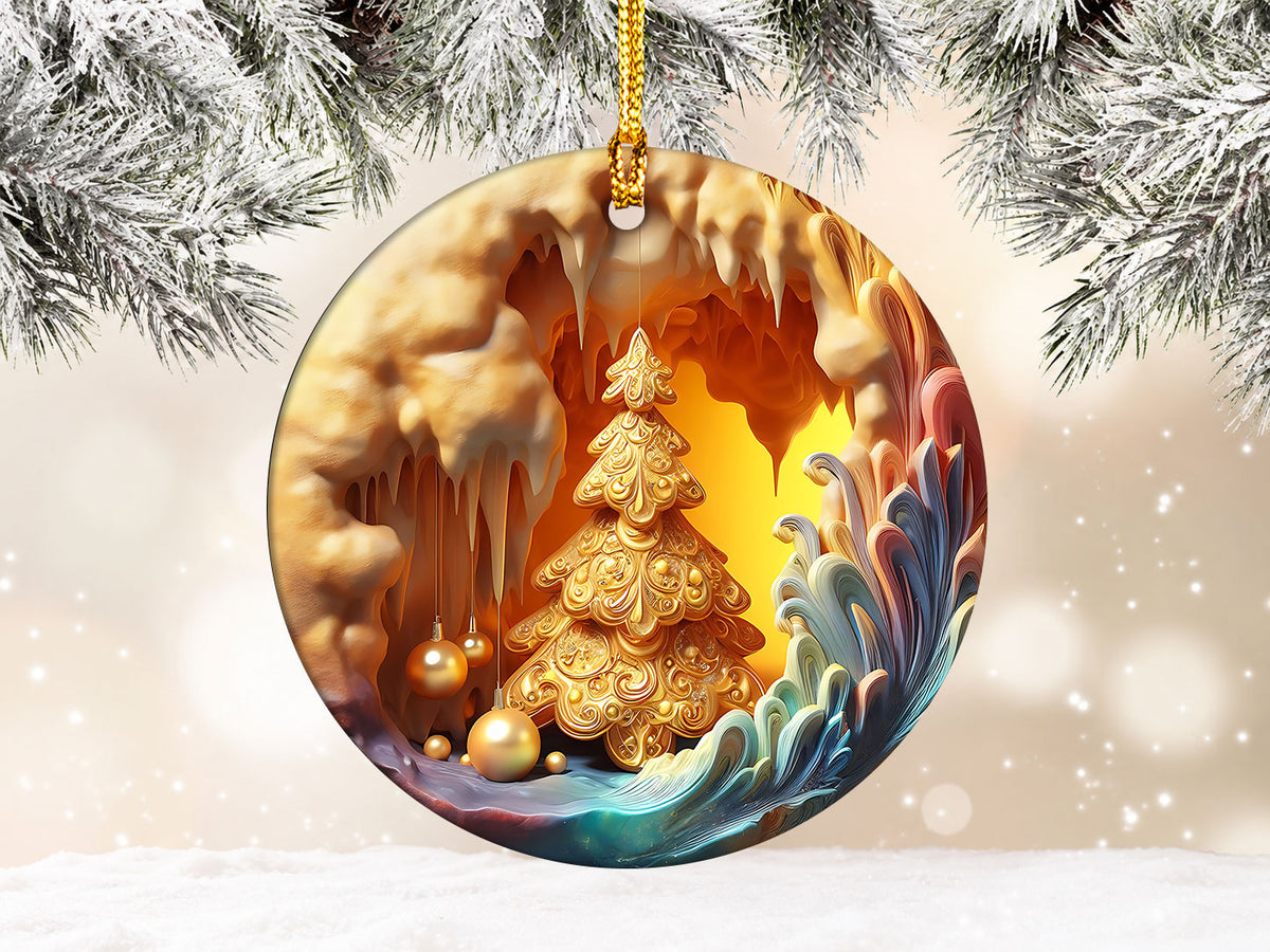 Elegant Xmas Tree Ornament, 2026 Christmas Decoration, Holiday Gift for Family, Holiday Ornament